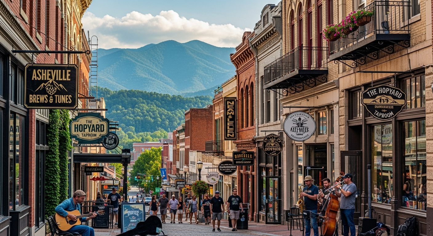 Local businesses in Asheville, NC listed on smartlocaltraffic.com